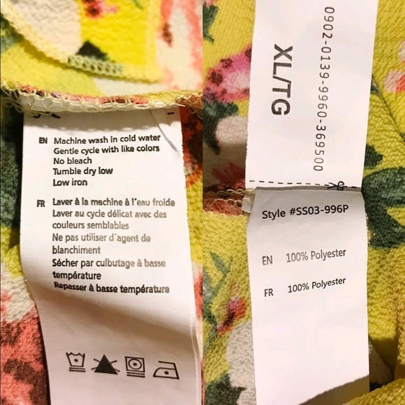 Revamped Premium Collection Yellow Floral Blouse - Picture 7 of 8